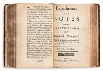 Boyle, Robert (1627-1691) The Sceptical Chymist: or Chymico-Physical Doubts & Paradoxes.